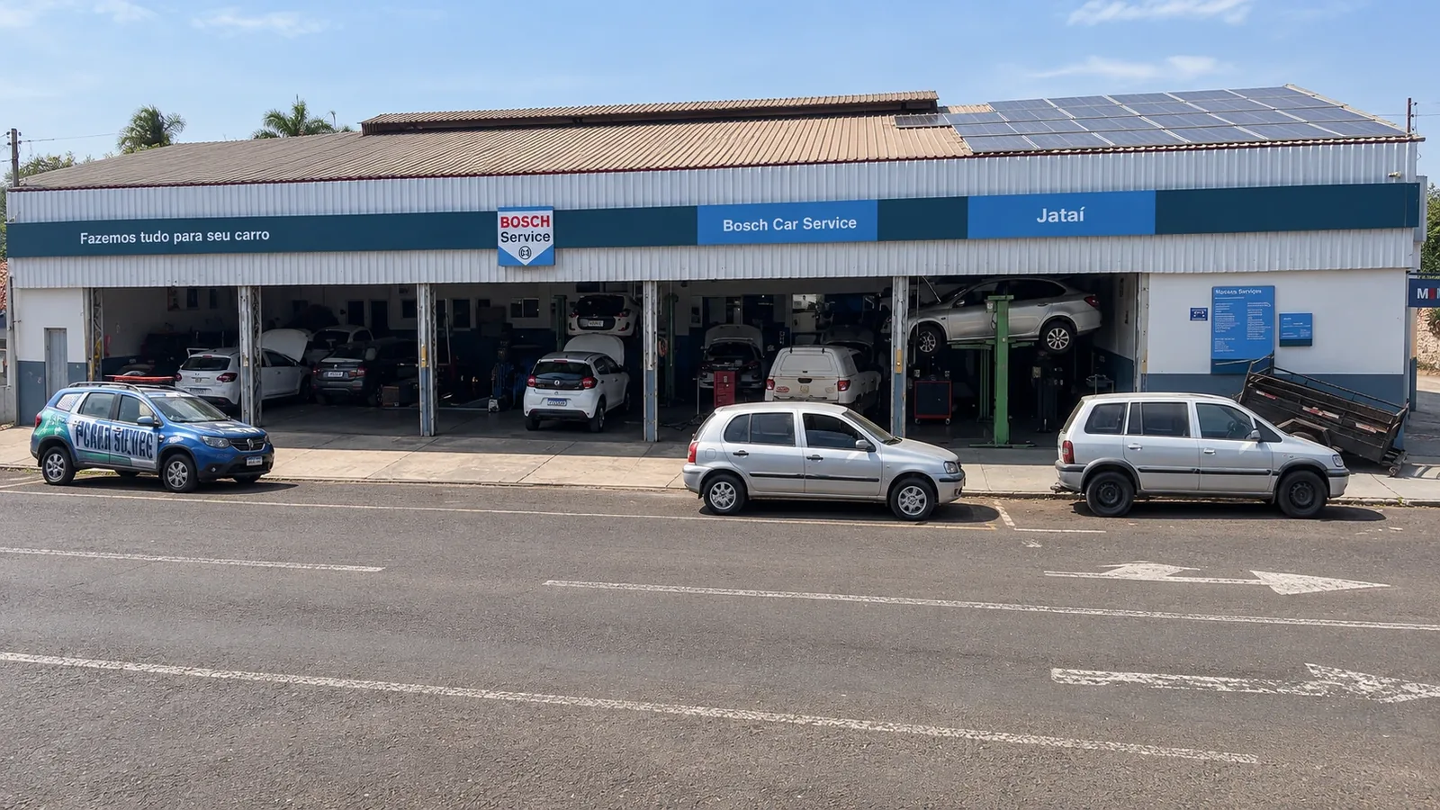 Fachada da Jataí Auto Center em Jataí
